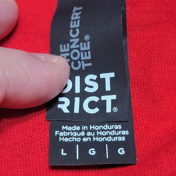 Dos Equis Red Unisex Tee (District) "XX" - Size Large & 36" Strap - Picture 5 of 9